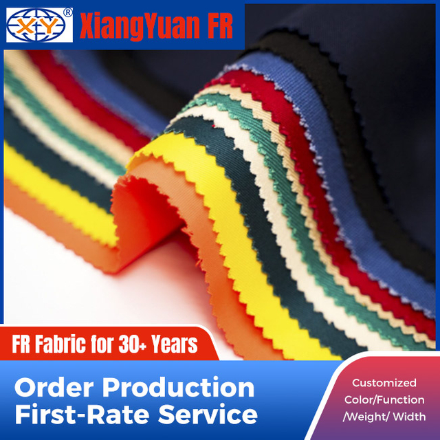 Flame-Retardant Cotton-Nylon Fabric for Work Uniform