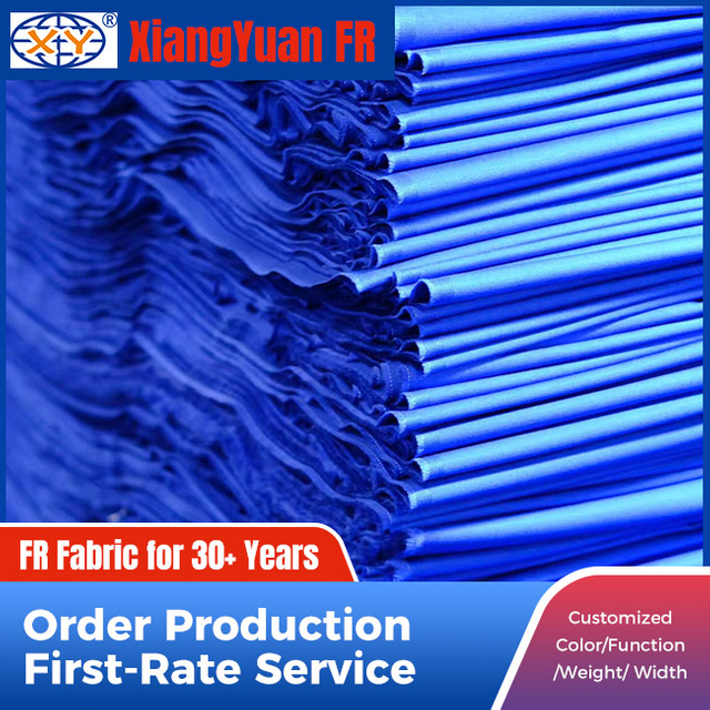 Polyester Flame-Retardant Sateen for Protective Use