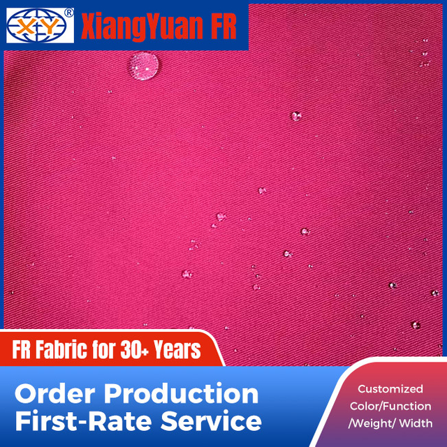 Antistatic Water-Oil-Repellent Fabric for Factory Use