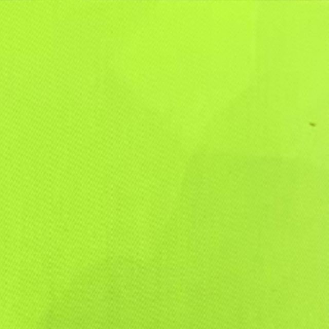 100%Cotton Flame Retardant Hi-Vis Yellow Twill