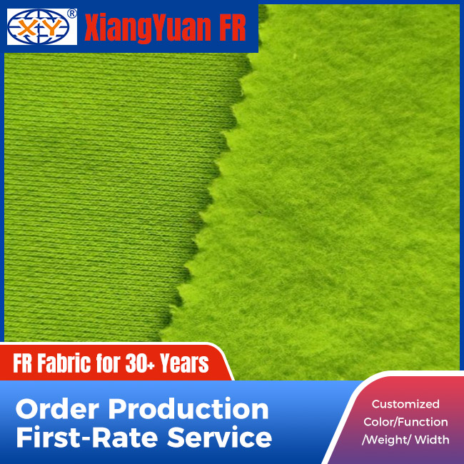 Flame-Retardant Fleece for Safety Work Clothing