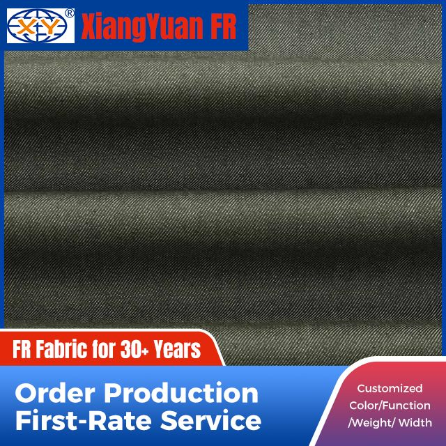 All Cotton Flame Retardant Jeans Fabric for Safety Work Clothing
