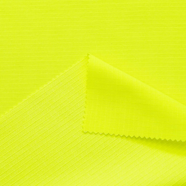 TC Hi-Vis-Yellow Dyed Fabric for Workwear